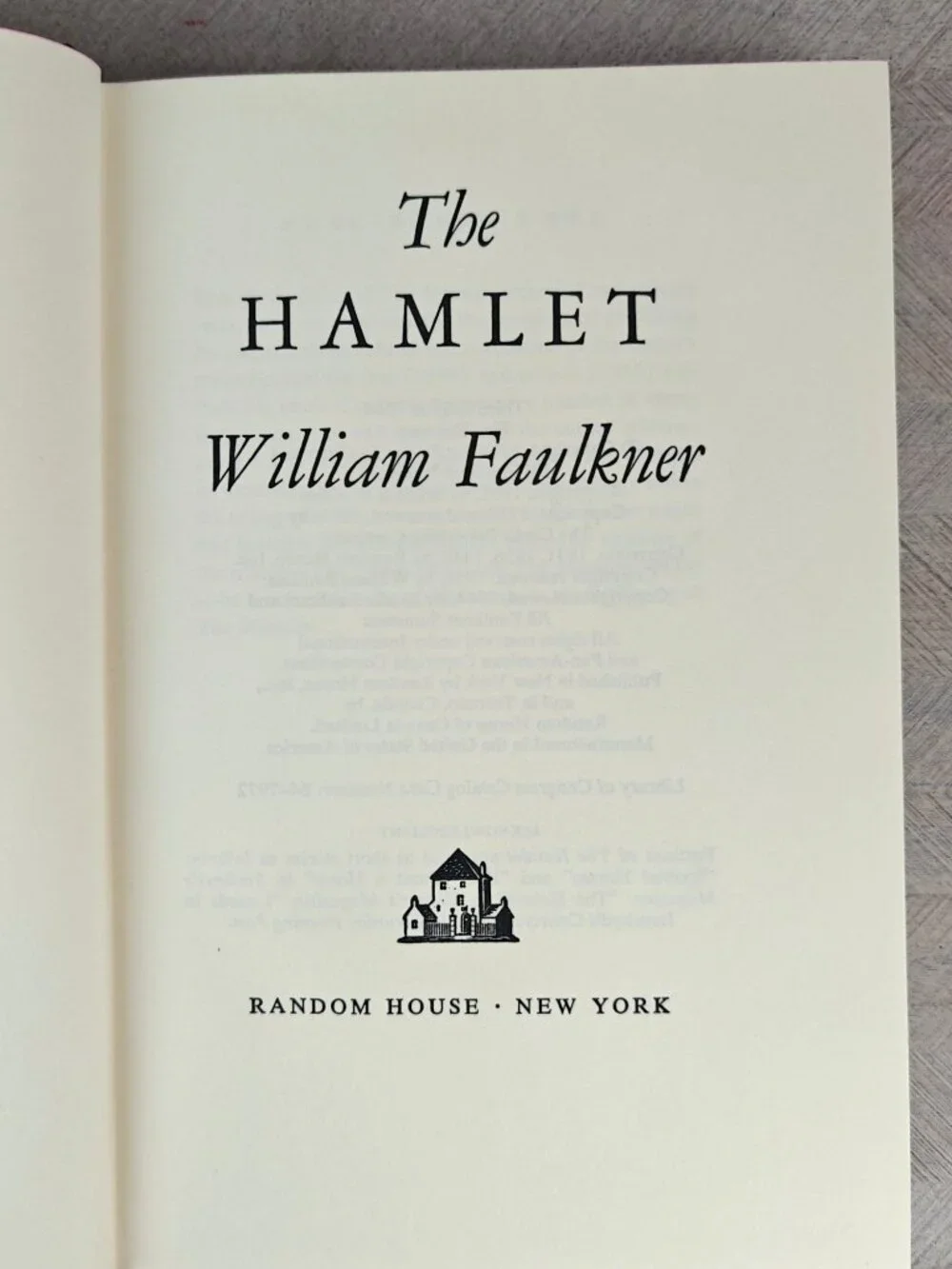 Snopes Trilogy William Faulkner Hardcover Set Third Edition 1964 Slipcase
